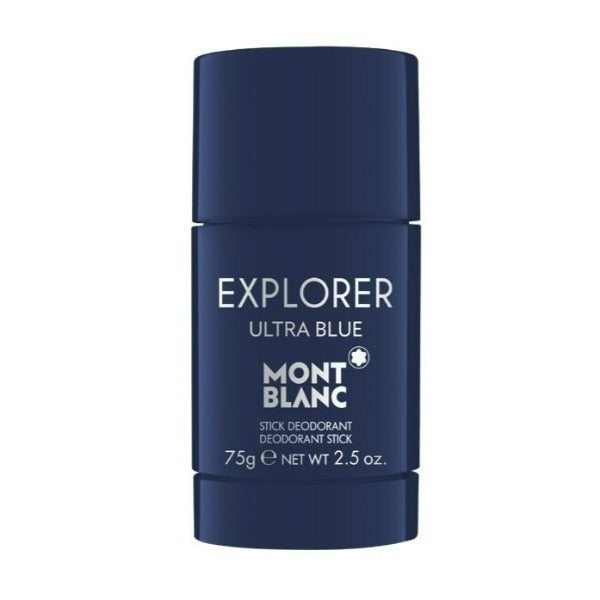 MONTBLANC Explorer Ultra Blue Deodorant Stick 75g | Isetan KL Online Store