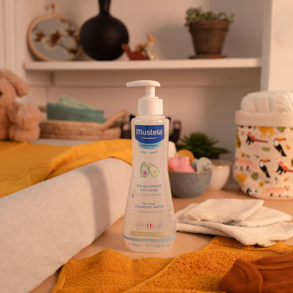 MUSTELA NO RINSE CLEANSING WATER WITH ORGANICALLY FARMED AVOCADO 300ML | Isetan KL Online Store
