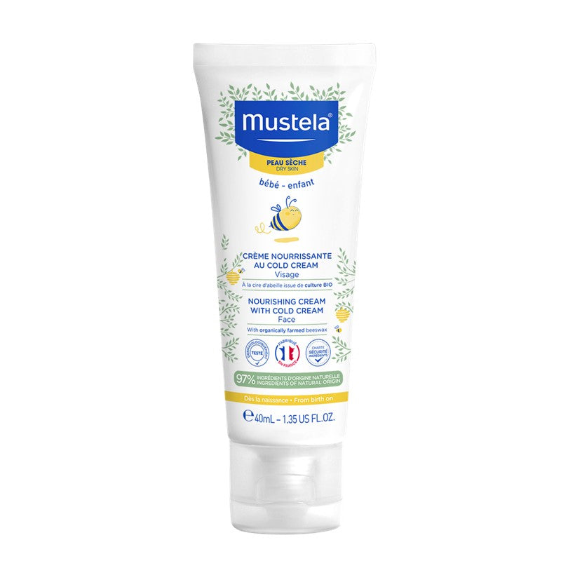 MUSTELA NOURISHING CREAM WITH COLD CREAM FACE WITH ORGANICALLY FARMED BEESWAX  40ML | Isetan KL Online Store