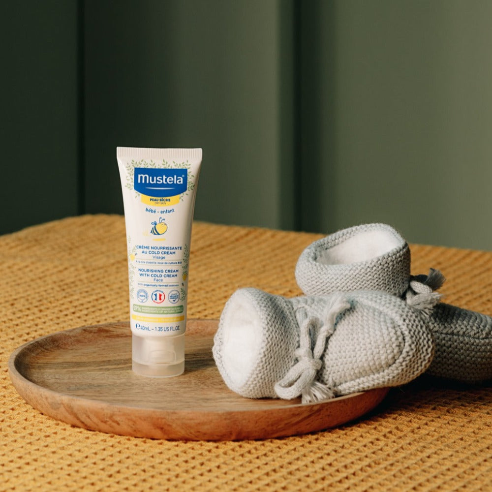 MUSTELA NOURISHING CREAM WITH COLD CREAM FACE WITH ORGANICALLY FARMED BEESWAX  40ML | Isetan KL Online Store