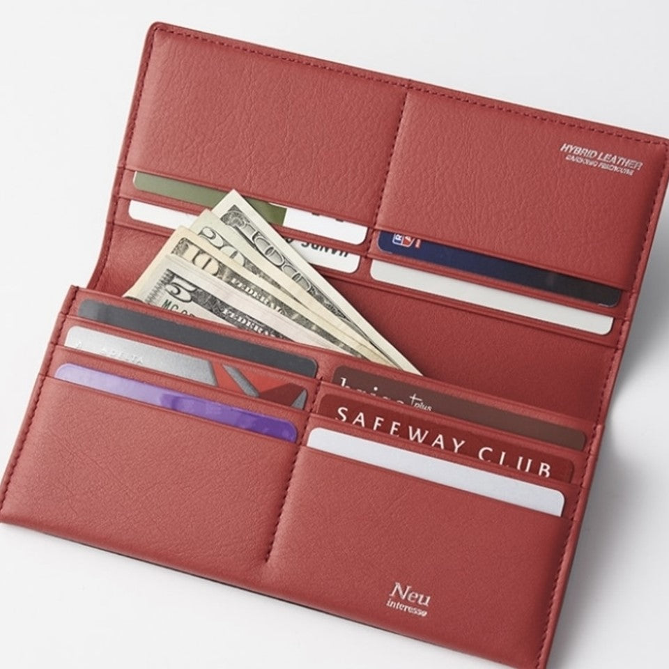 NEU INTERESSE Neu Interesse Long Wallet (Black Red) | Isetan KL Online Store