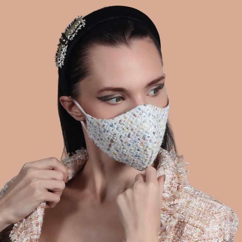 SIMPLY K Tweed Fashion Face Mask | Isetan KL Online Store