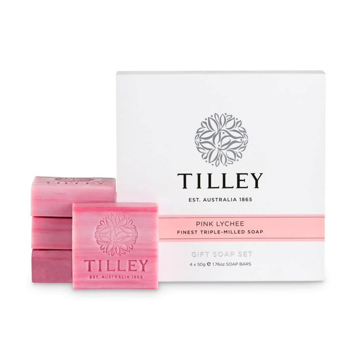TILLEY Pink Lychee Gift Soap Set | Isetan KL Online Store
