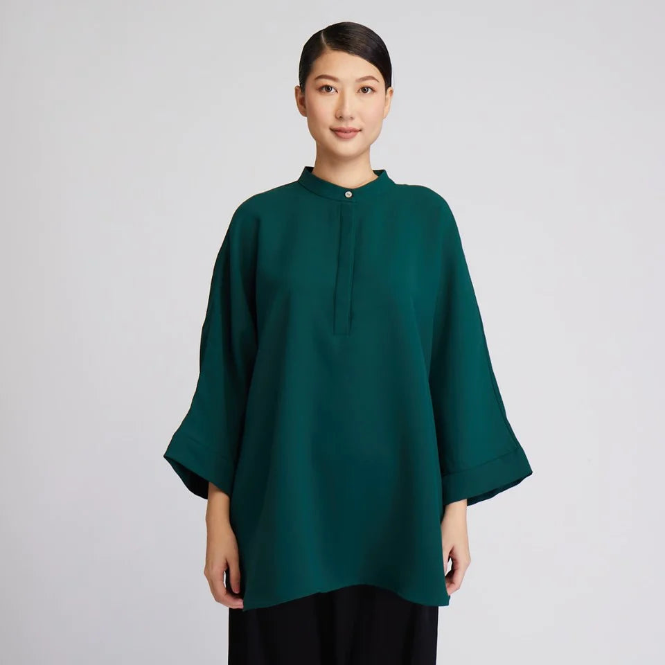 TOTAL WOMEN Kaftan Blouse (Green) | Isetan KL Online Store
