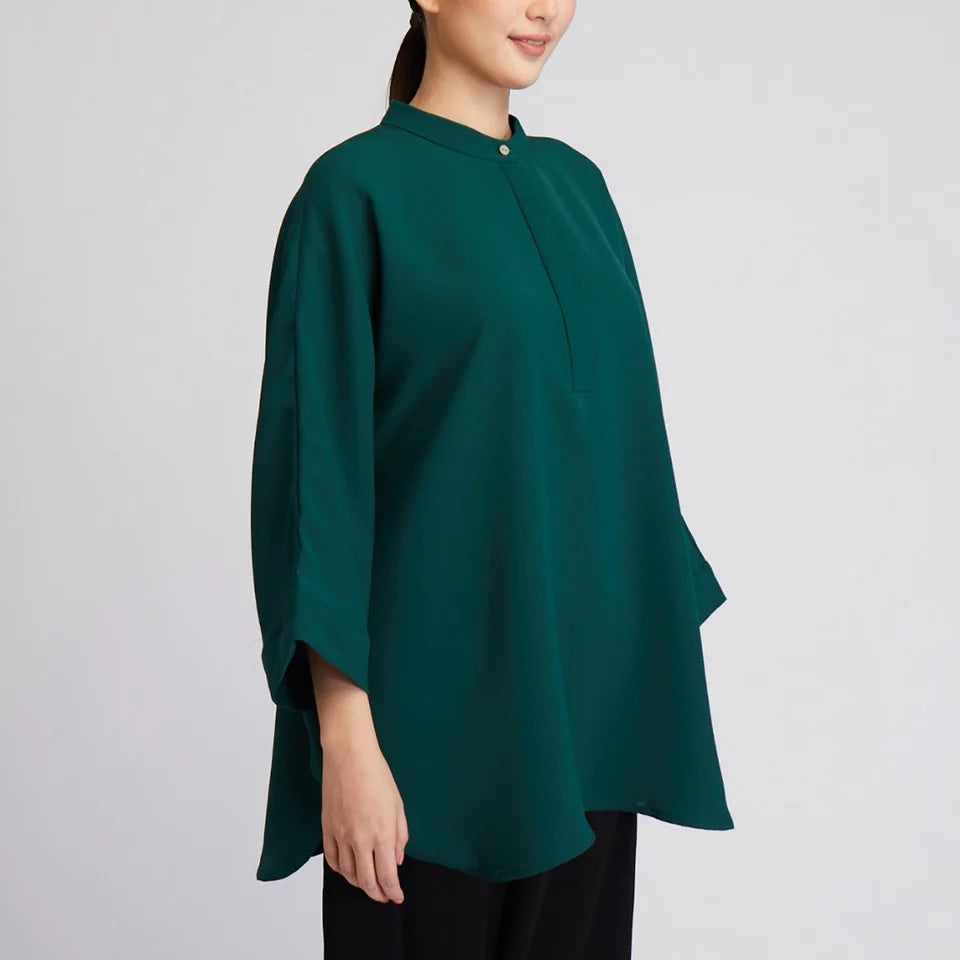 TOTAL WOMEN Kaftan Blouse (Green) | Isetan KL Online Store