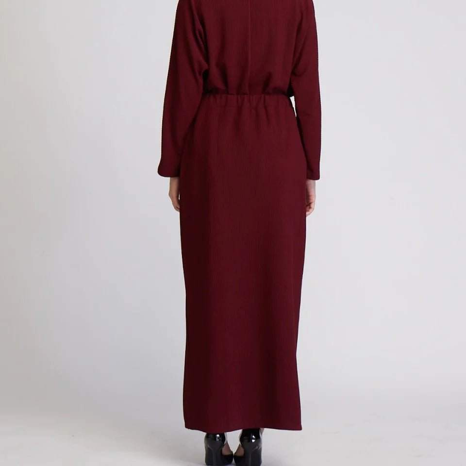 TOTAL WOMEN Knit Pencil Skirt (Maroon) | Isetan KL Online Store
