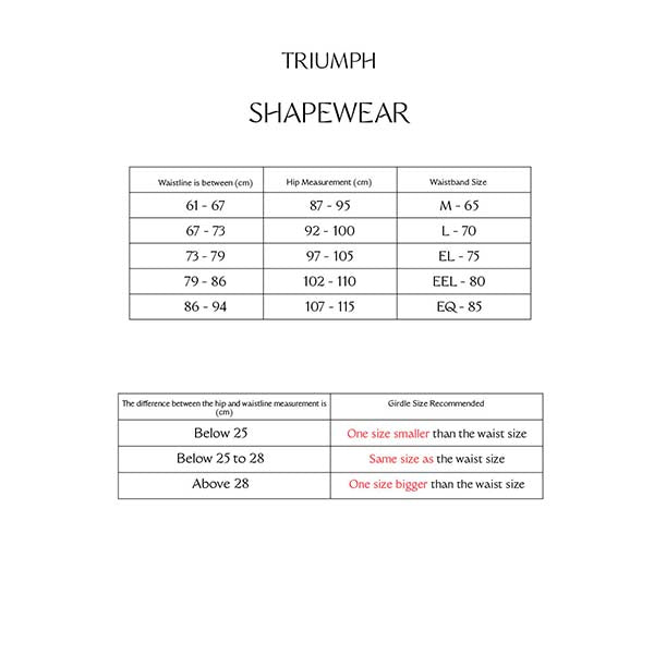 TRIUMPH Shape Up High Waist Shaping Brief (Black 80) | Isetan KL Online Store