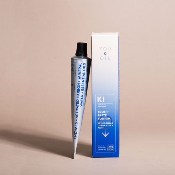 YOU&OIL APHRODISIAC FOR HIM. CARDAMOM +MINT BIOACTIVE TOOTHPASTE 90G | Isetan KL Online Store